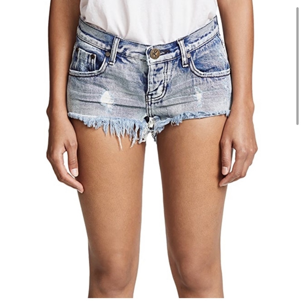 ONE TEASPOON BONITAS JEAN SHORTS